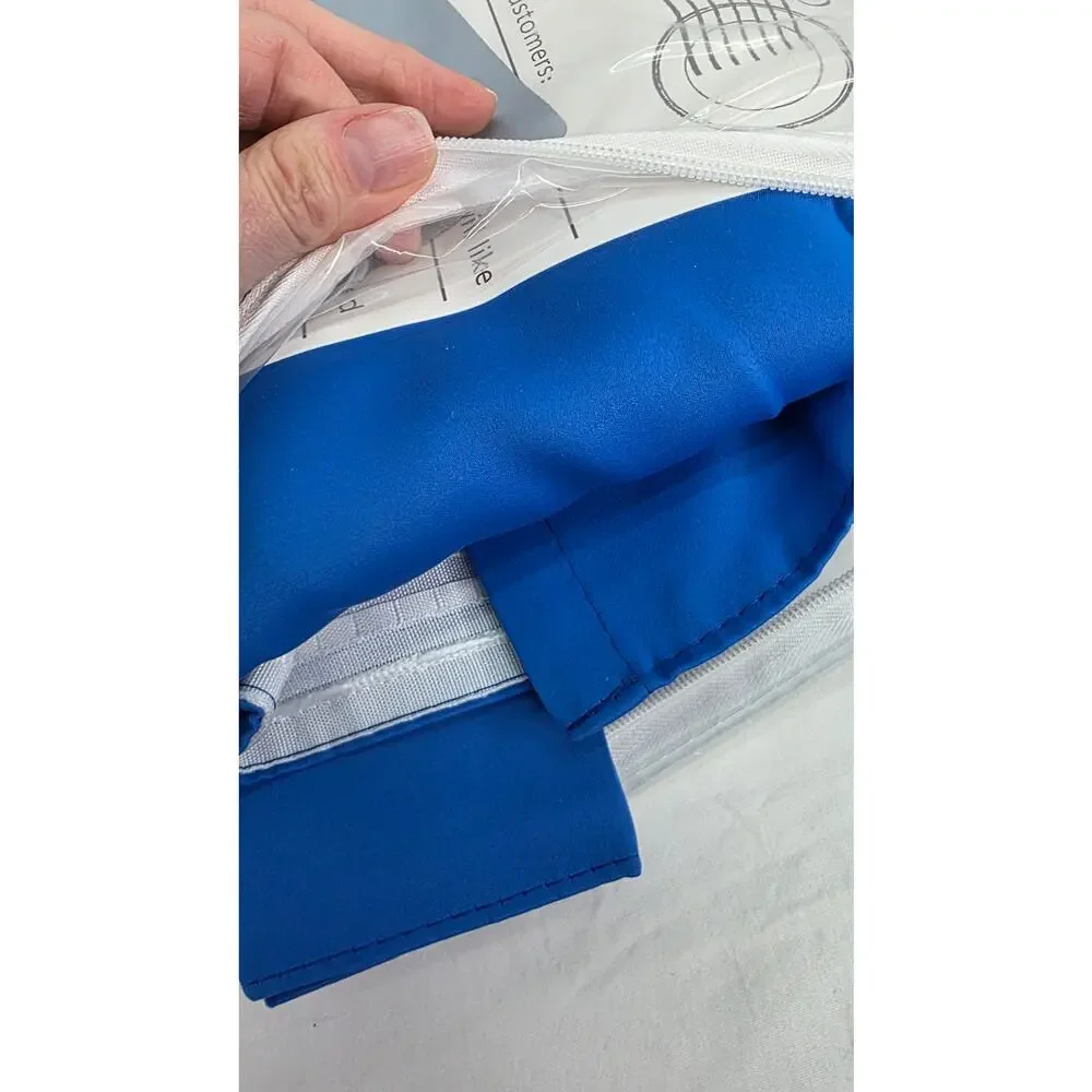 Royal Blue Curtains Room Darkening Rod Pocket Back Tab 52x84